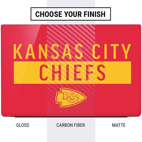 NFL Kansas City Chiefs Red Performance Series Dell Vostro Skin